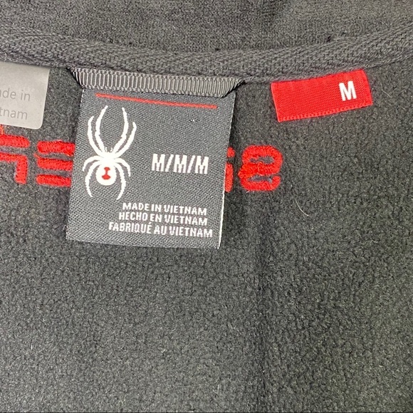 SPYDER Men’s black zip front jacket - Picture 9 of 14